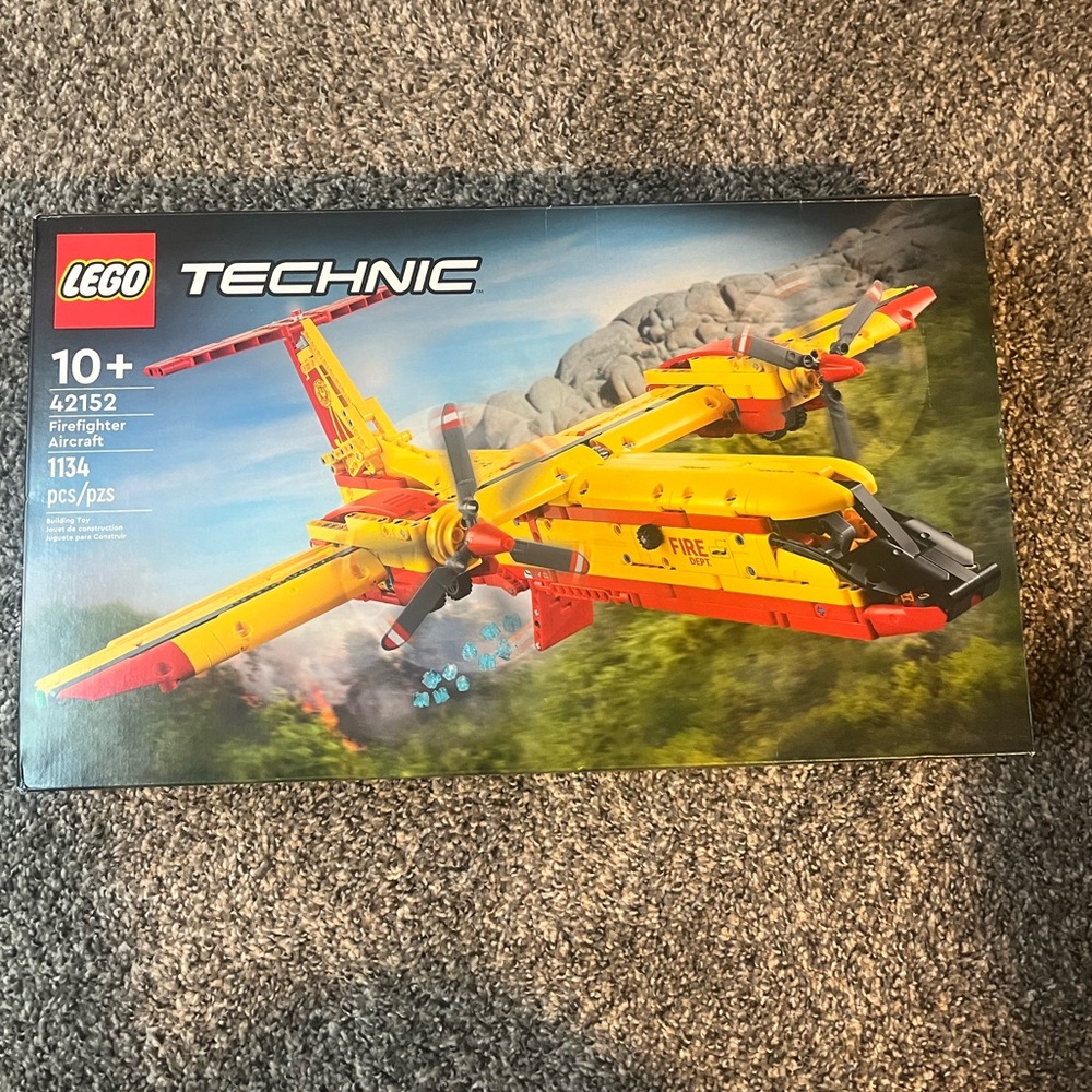 LEGO Technic Firefighter Aircraft Model Airplane Toy 42152